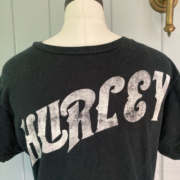 Hurley Black Short Sleeve Tee Shirt - Picture 3 of 10